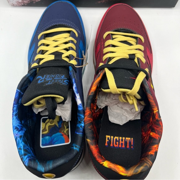 Reebok x Street Fighter Classic Leather Shoes Red Blue GY0075 Mens Size 11.5 NIB - Picture 13 of 15